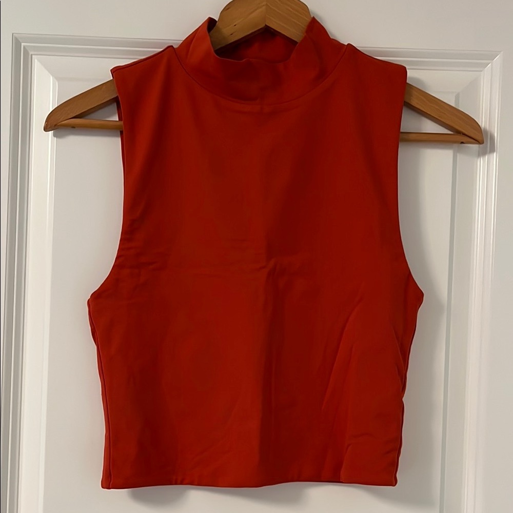 Babaton Sleeveless Deep Orange Women's Top